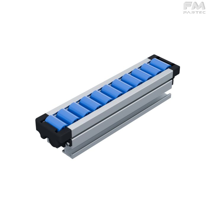 RULLIERA PORTANTE 55x52x22 BLU (PA) L.=4127