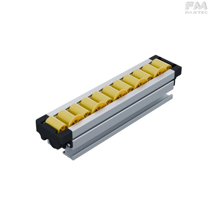 RULLIERA PORTANTE 55x52x22 CDX GIALLO (PA-PO) L.=1949