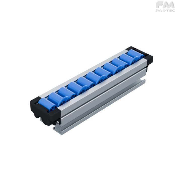 RULLIERA PORTANTE 55x52x22 CDX BLU (PA) L.=5095