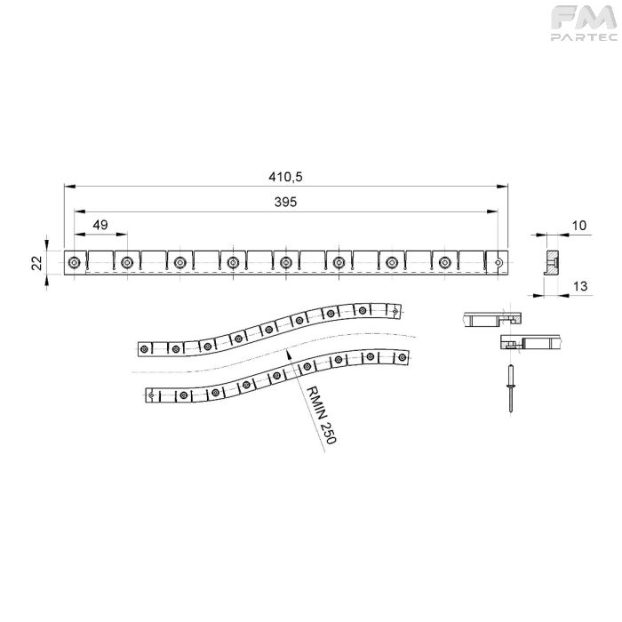Disegno tecnico SKU CH-AC-G