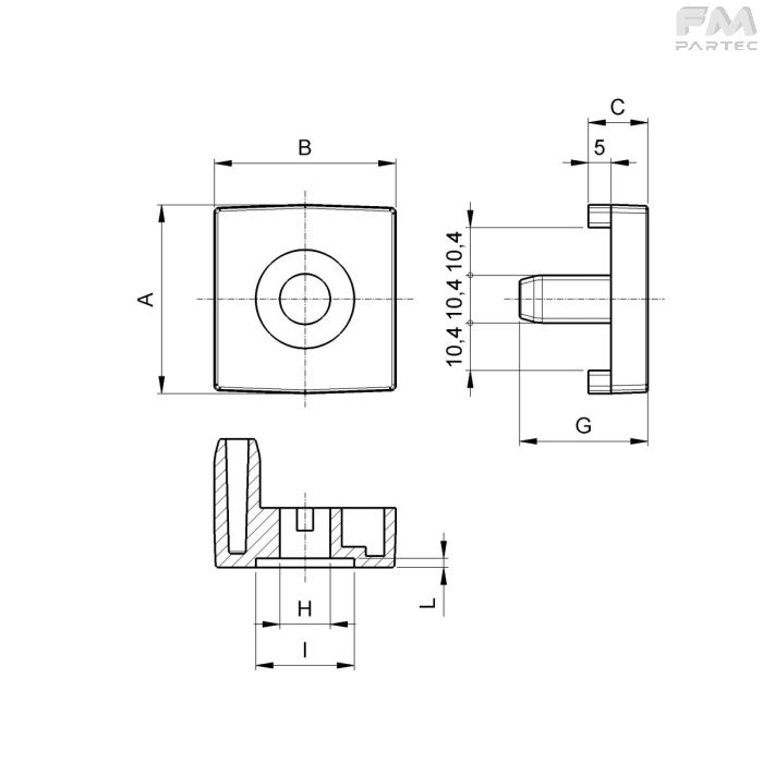 Disegno tecnico Sku: F020002001/B
