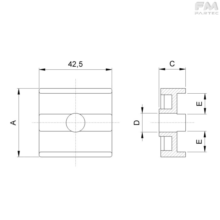 Disegno tecnico Sku: F020003004