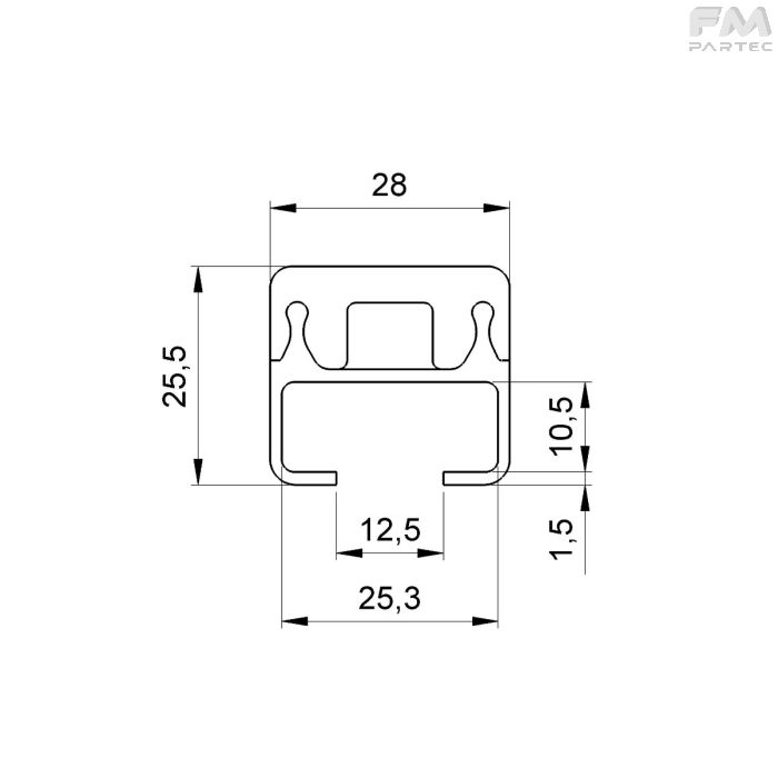 Disegno tecnico Sku: F020005003/1