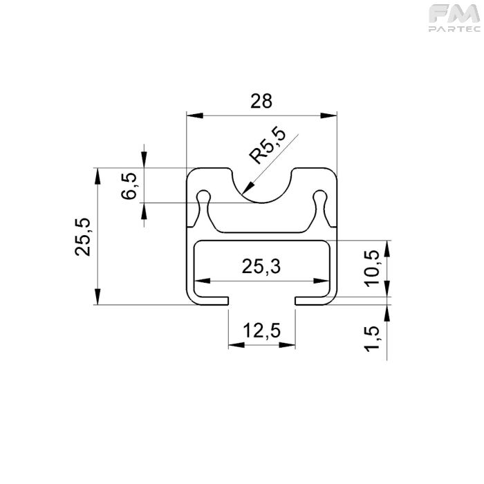 Disegno tecnico Sku: F020005005