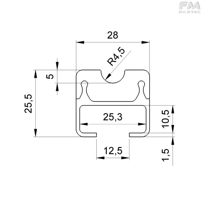 Disegno tecnico Sku: F020005006
