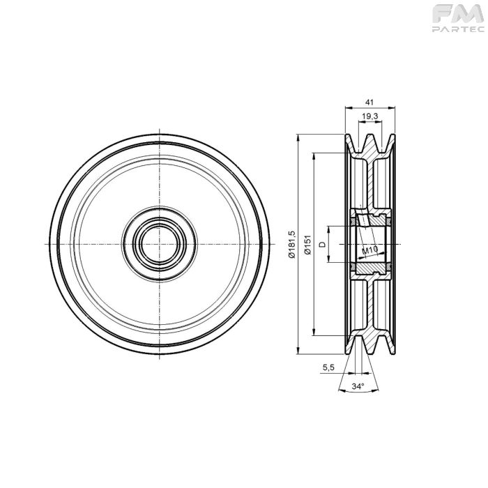 Disegno tecnico Sku: F030001007C0