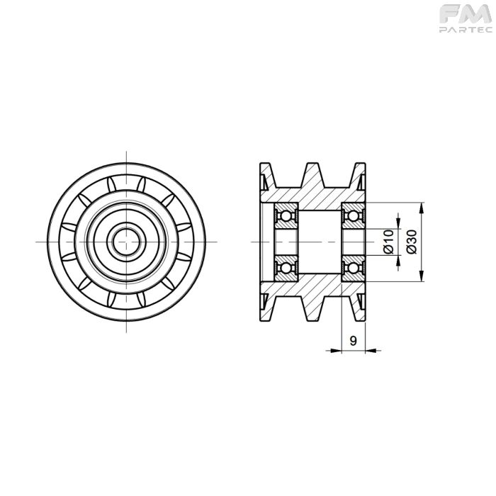 Disegno tecnico Sku: F030001009