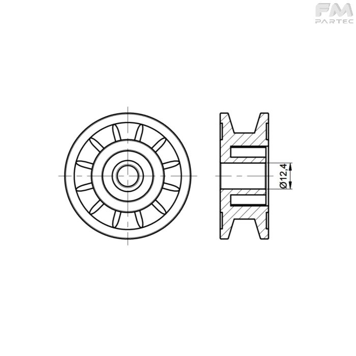 Disegno tecnico Sku: F030001012/B