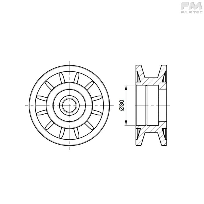 Disegno tecnico Sku: F030001012/C