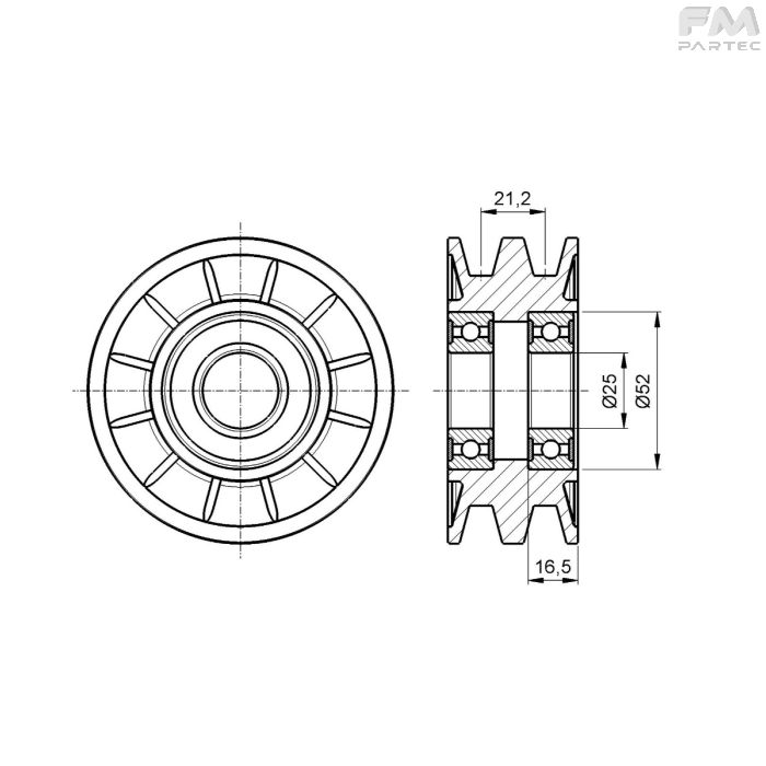 Disegno tecnico Sku: F030001018