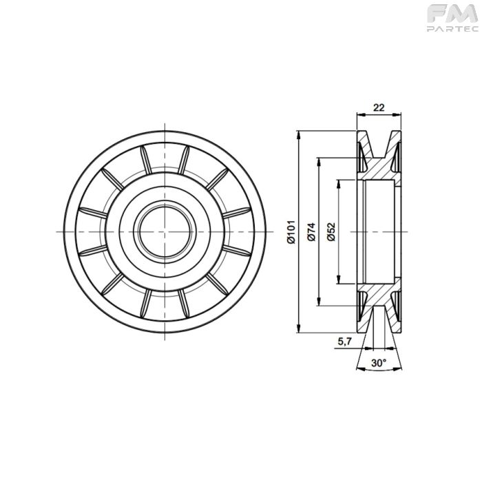 Disegno tecnico Sku: F030001019/A