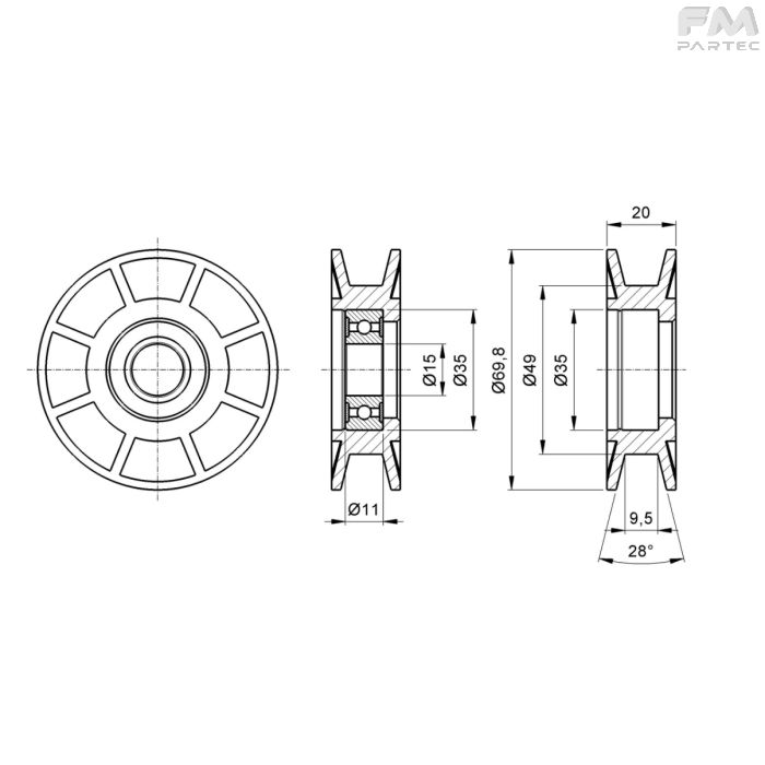 Disegno tecnico Sku: F030001030