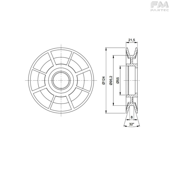 Disegno tecnico Sku: F030001037
