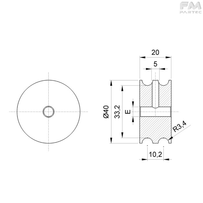 Disegno tecnico Sku: F030001042/A