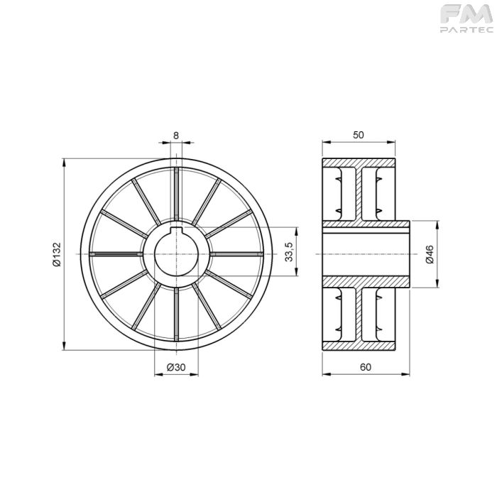 Disegno tecnico Sku: F030004005