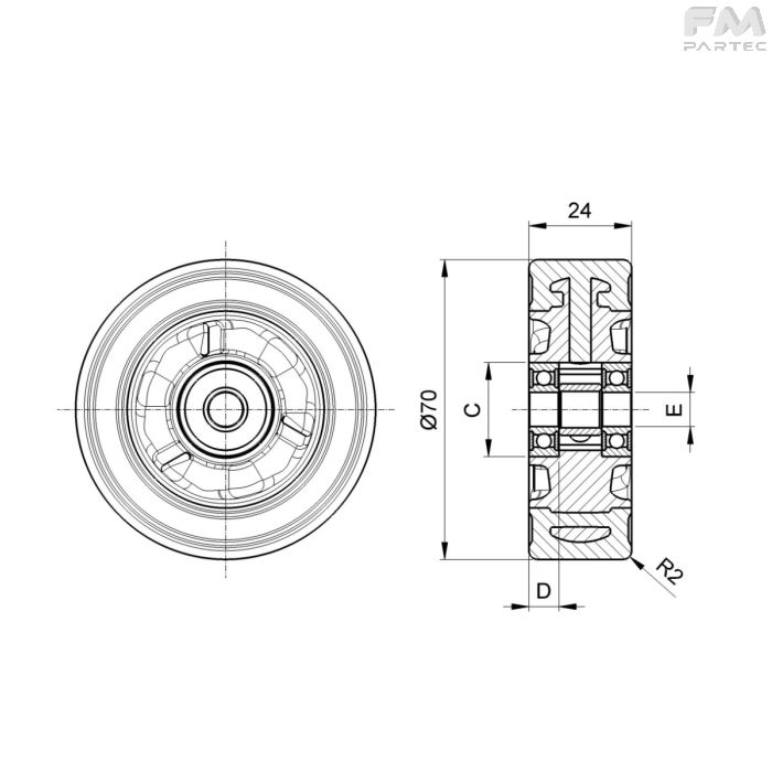 Disegno tecnico Sku: F030008001