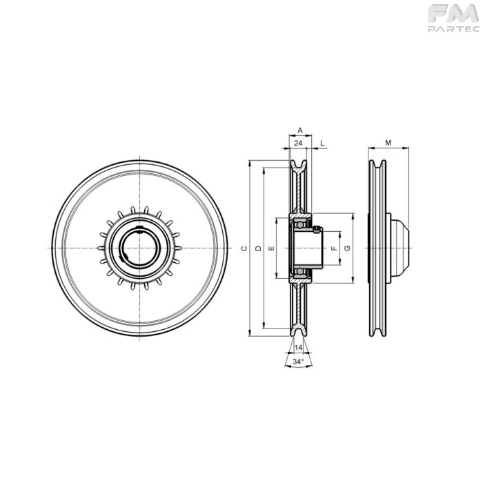Disegno tecnico Sku: F030016001C0