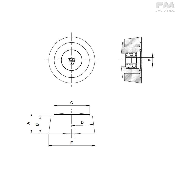 Disegno tecnico Sku: F030025011