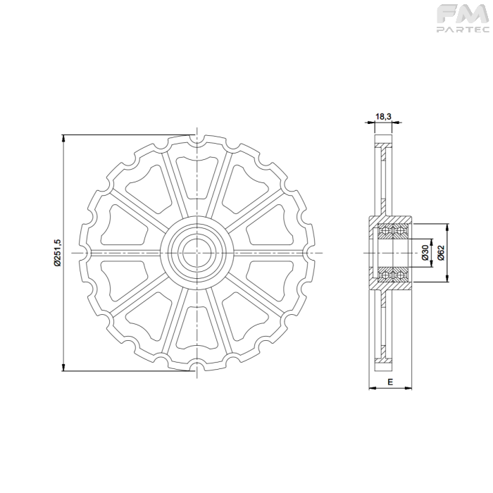 Disegno tecnico Sku: F040001005