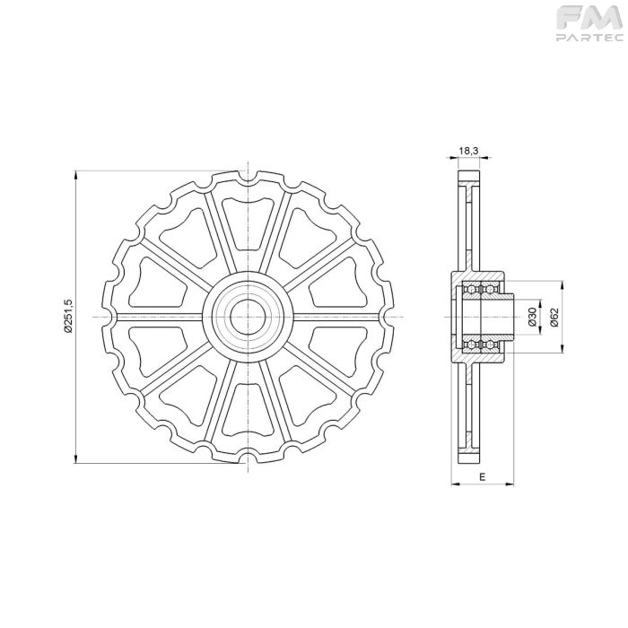 Disegno tecnico Sku: F040001006