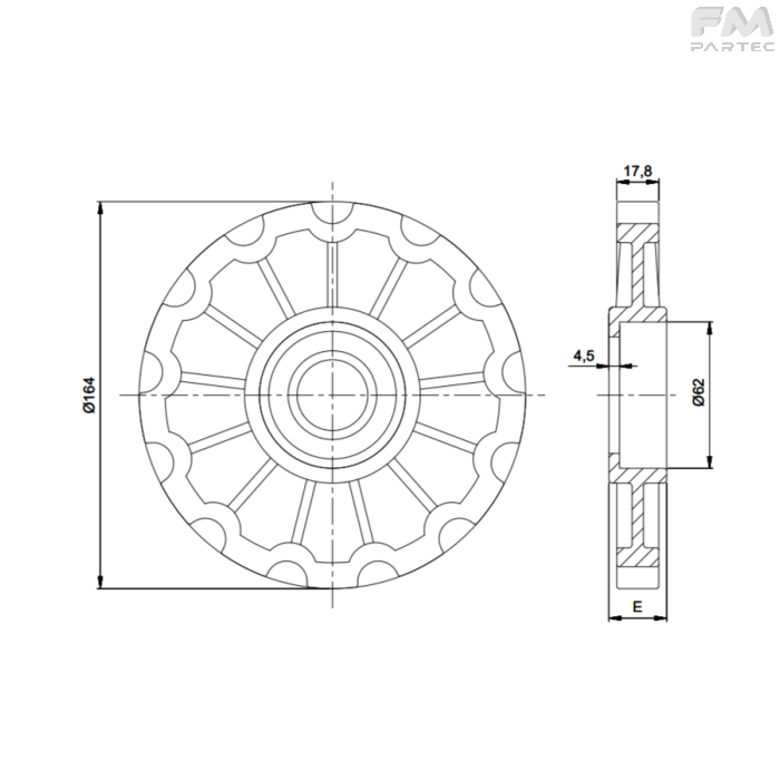 Disegno tecnico Sku: F040001010/A