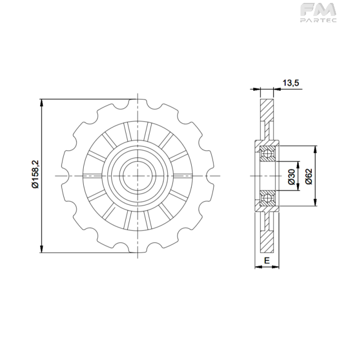 Disegno tecnico Sku: F040002003