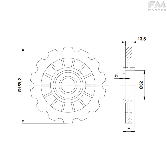 Disegno tecnico Sku: F040002004/A