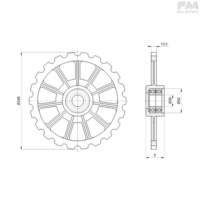 Disegno tecnico Sku: F040002006