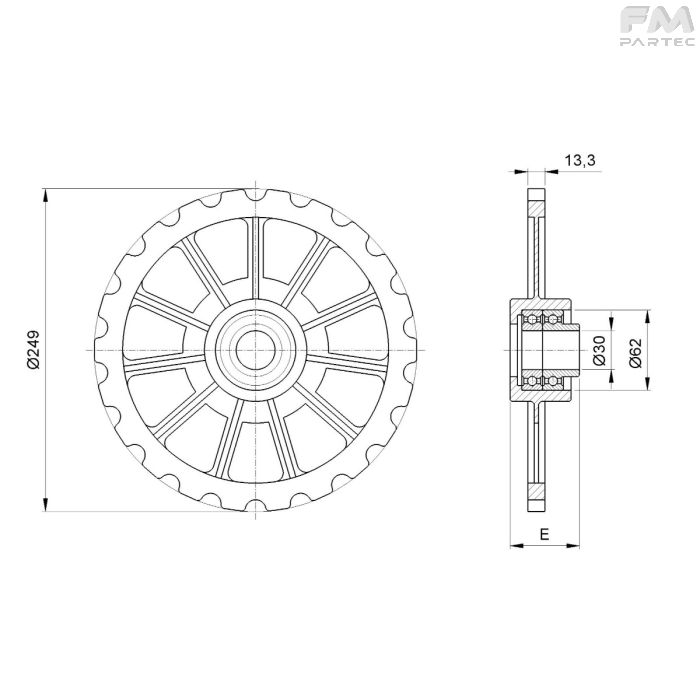 Disegno tecnico Sku: F040002007