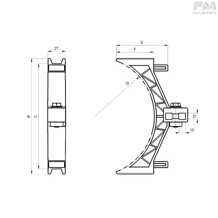Disegno tecnico Sku: F060003009C050