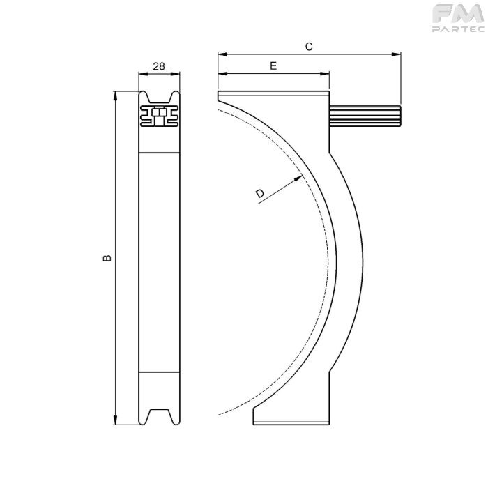 Disegno tecnico Sku: F060010007C100