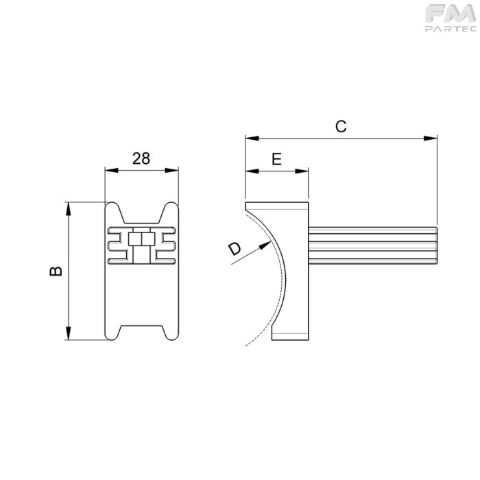 Disegno tecnico Sku: F060010009C100