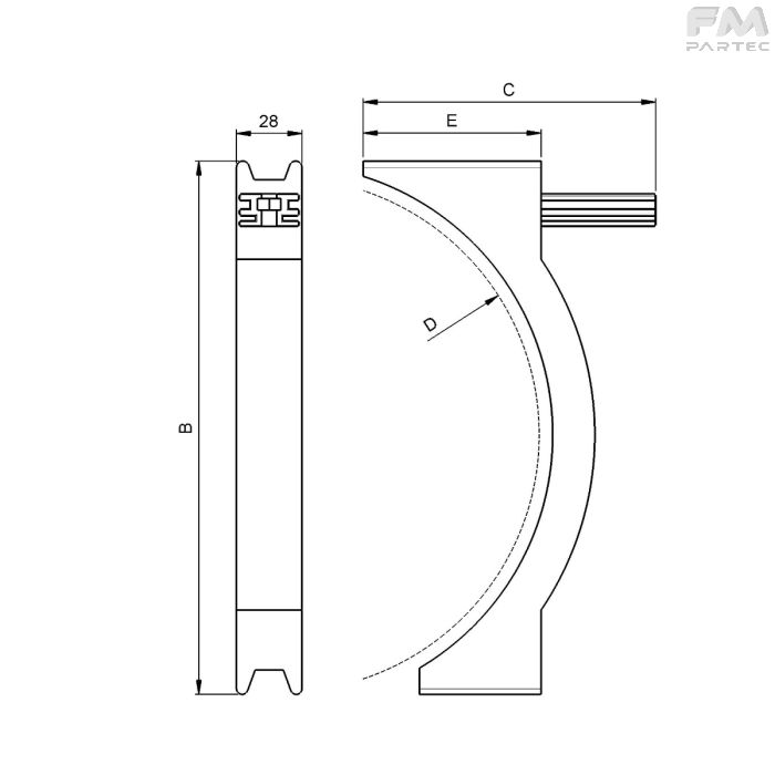 Disegno tecnico Sku: F060010105C100