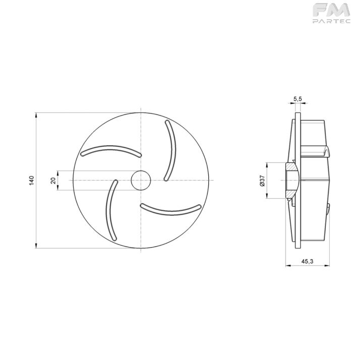 Disegno tecnico Sku: F080001001