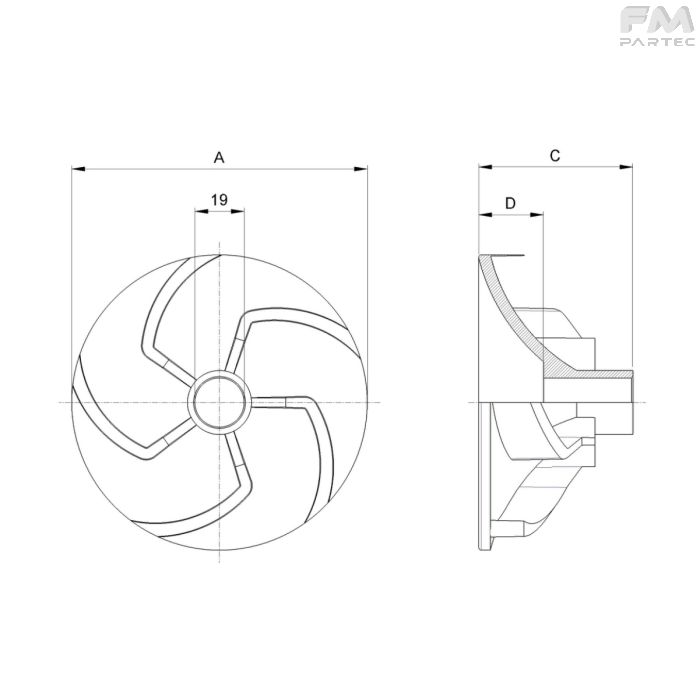 Disegno tecnico Sku: F080001011