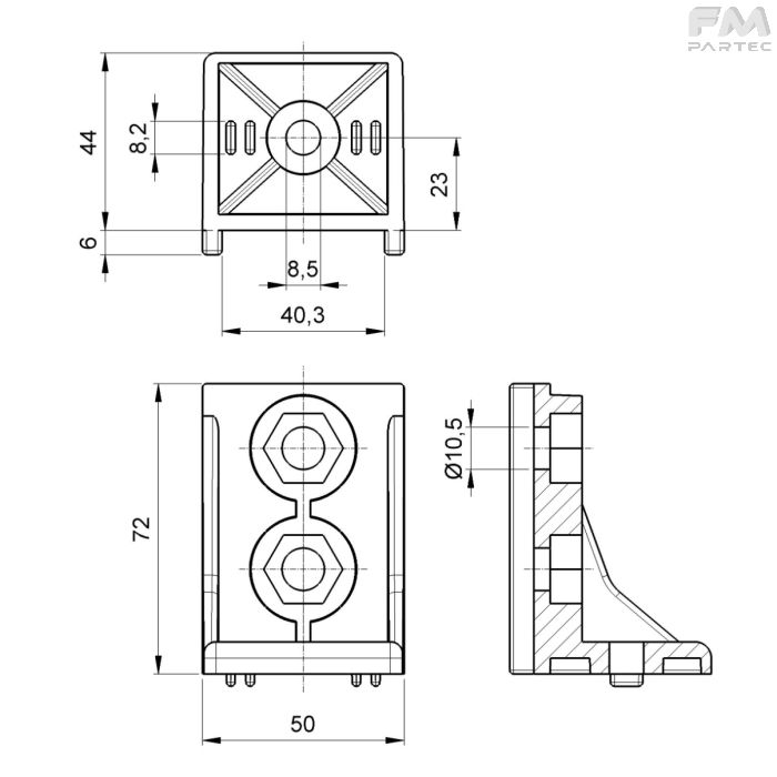 Disegno tecnico Sku: F102140