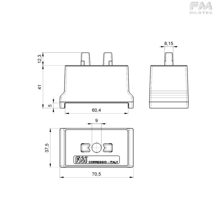Disegno tecnico Sku: F102376