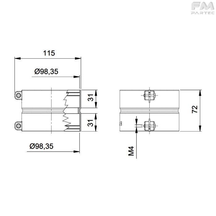 Disegno tecnico Sku: F102390/A