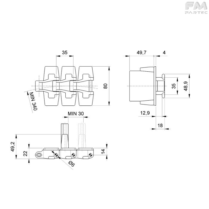 Disegno tecnico SKU CH-C-T35