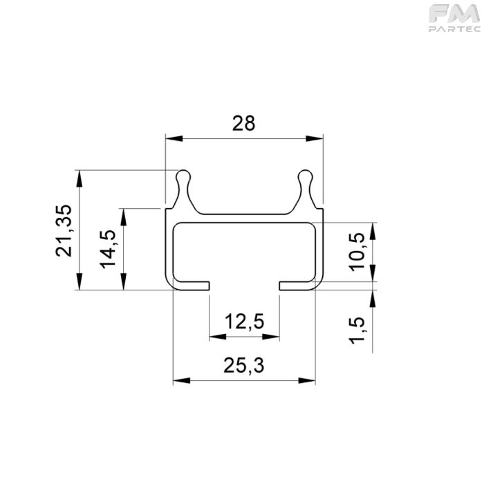 Disegno tecnico Sku: F400036/1