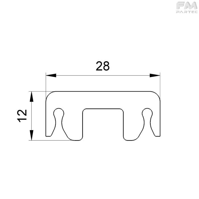 Disegno tecnico Sku: F400039