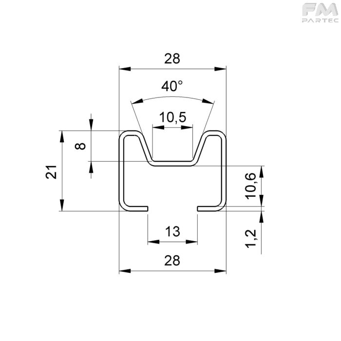 Disegno tecnico Sku: F400111