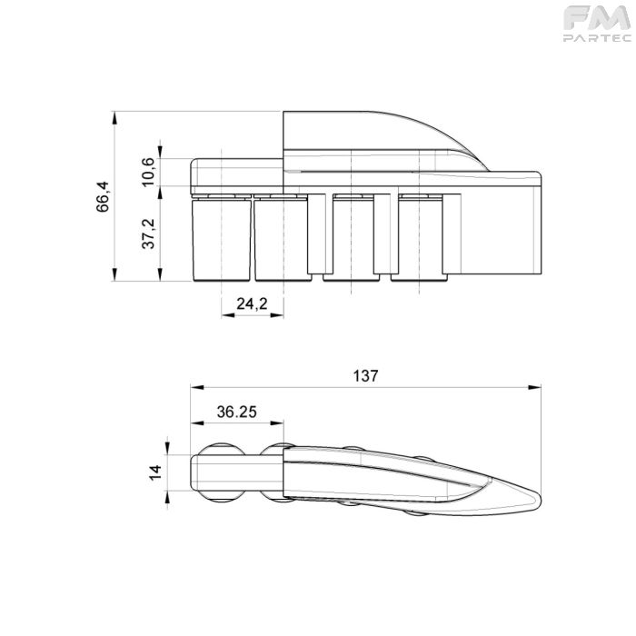Disegno tecnico Sku: F500815/A