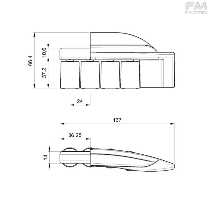Disegno tecnico Sku: F500824