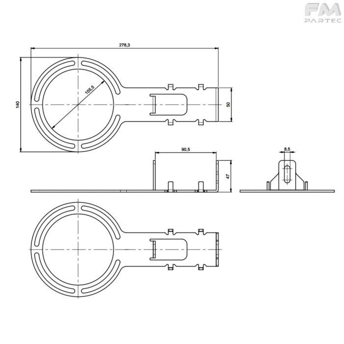 Disegno tecnico Sku: F500876