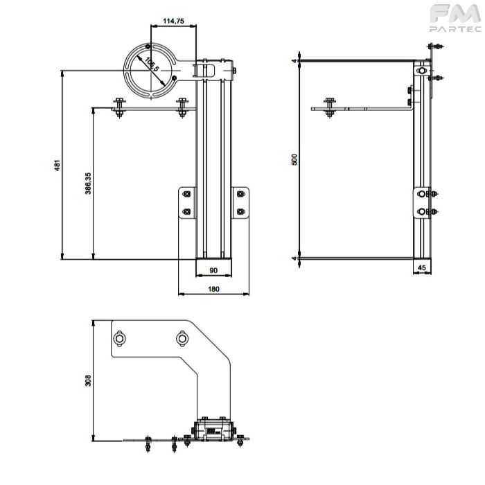 Disegno tecnico Sku: F500885