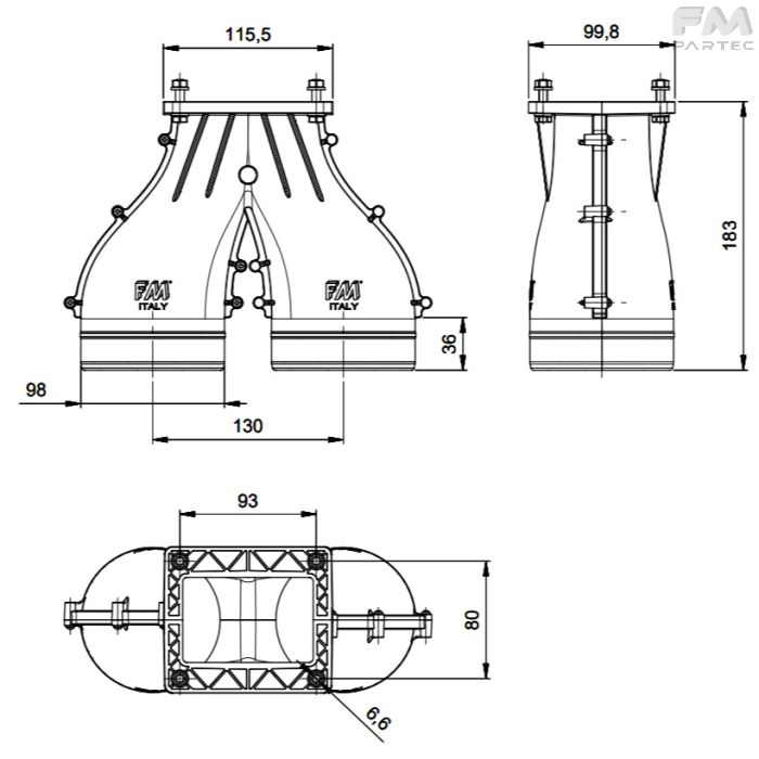 Disegno tecnico Sku: F500898