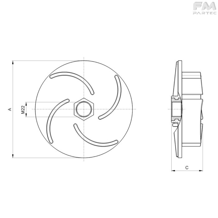 Disegno tecnico Sku: EV-PM-RTI