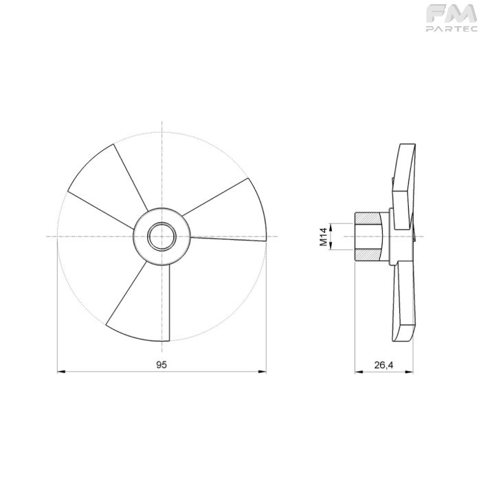 Disegno tecnico Sku: EV-PM-RTLP
