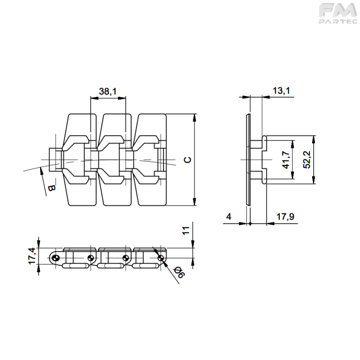 Disegno tecnico Sku: F010002011
